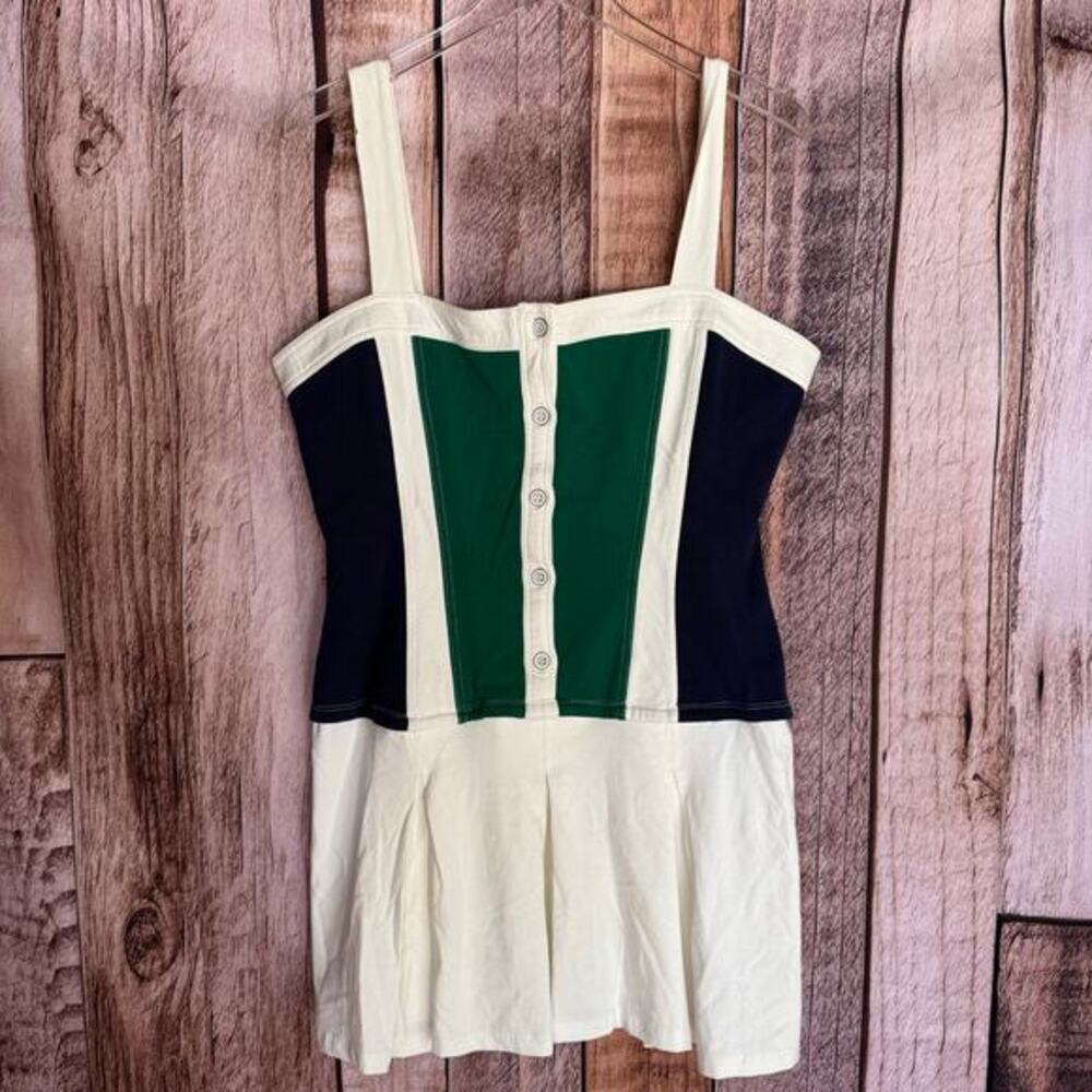 Daily‎ Practice by Anthropologie Sleeveless Pleated Mini Dress Size Large NWT